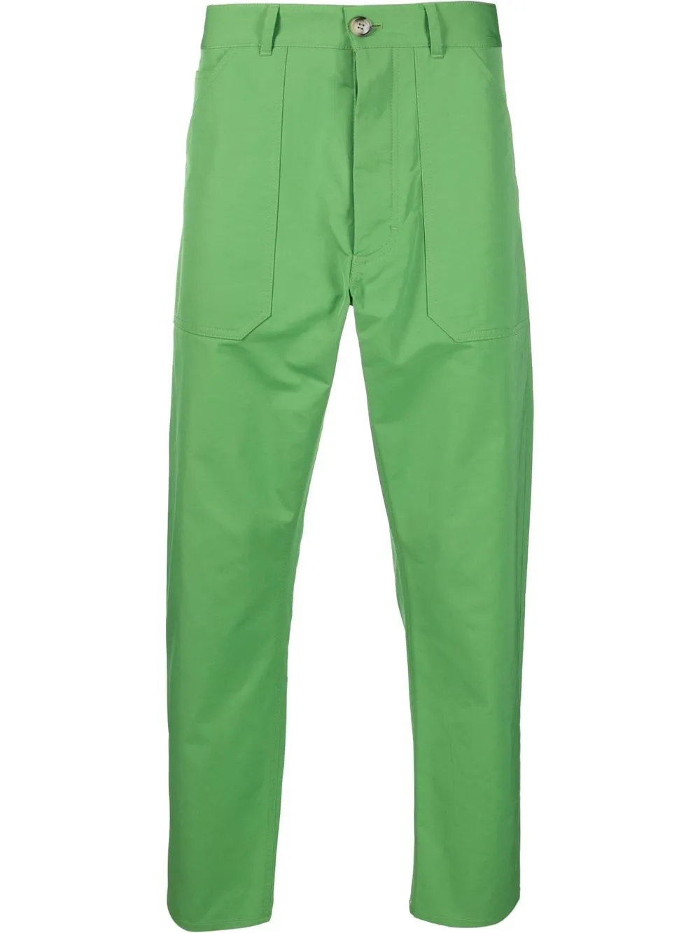 

Nanushka straight-leg cotton trousers - Green