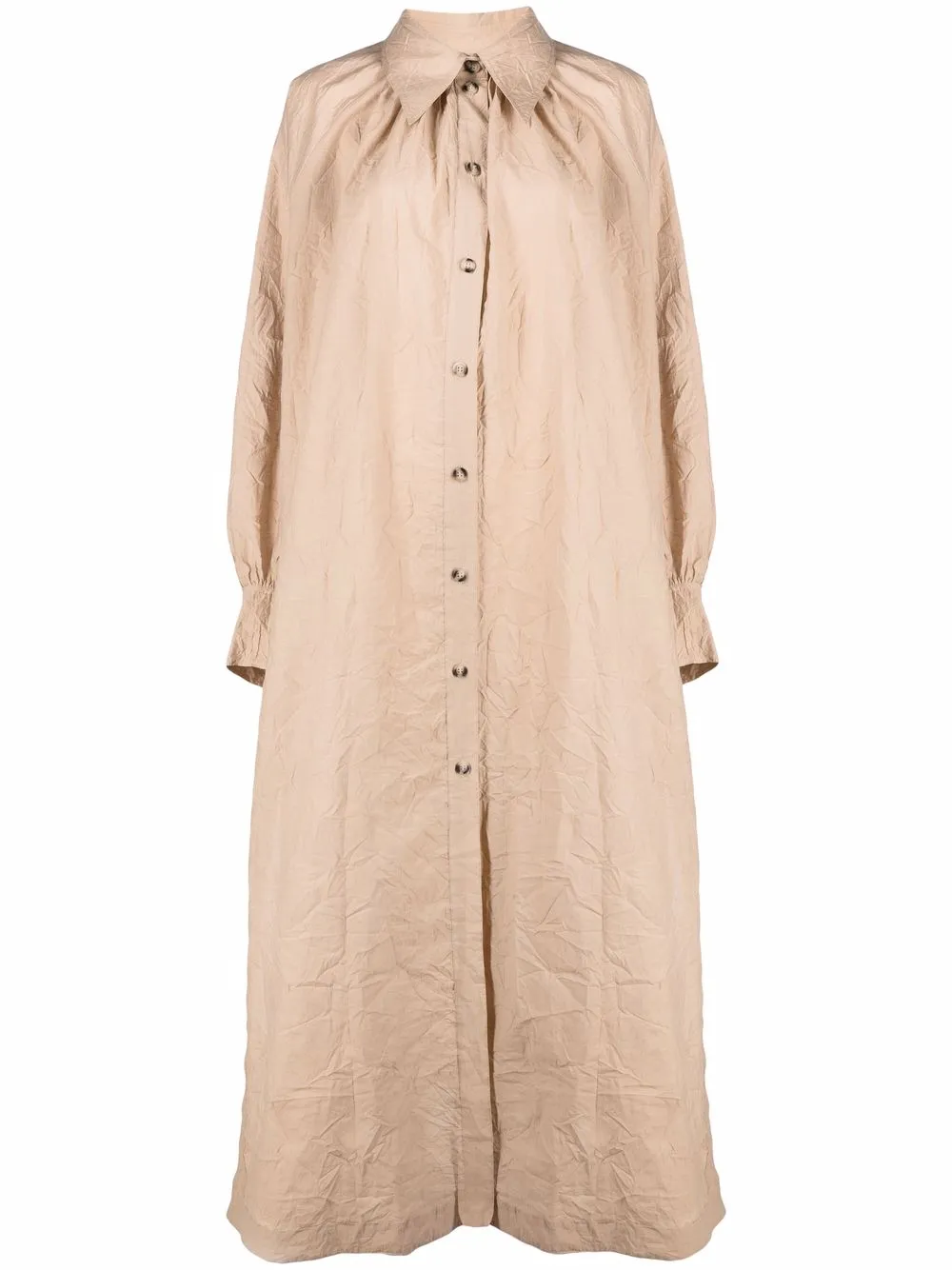 

Nanushka long-sleeve button-fastening dress - Neutrals