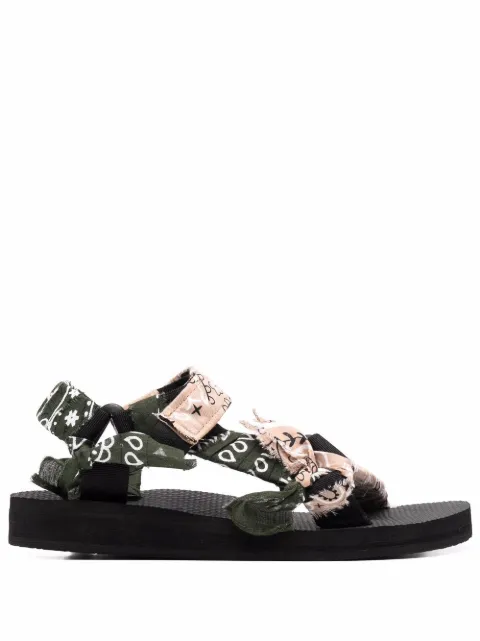 Arizona Love Trekky two-tone bandana sandals