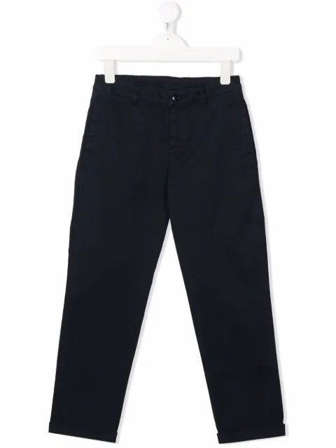 DONDUP KIDS slim-cut chino trousers