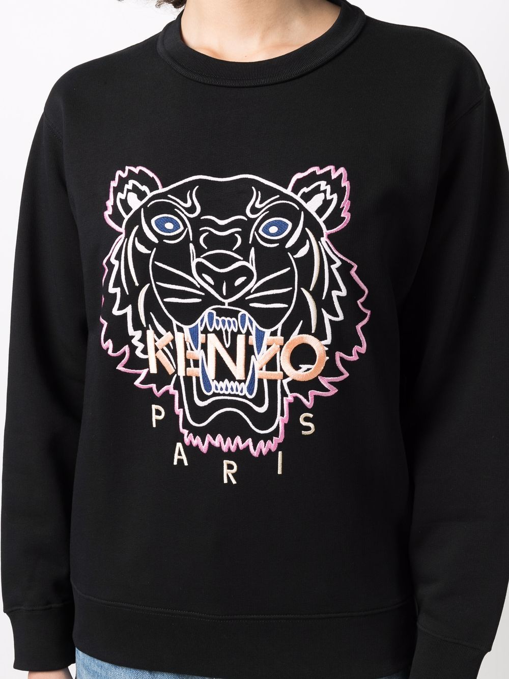 фото Kenzo толстовка с вышивкой tiger