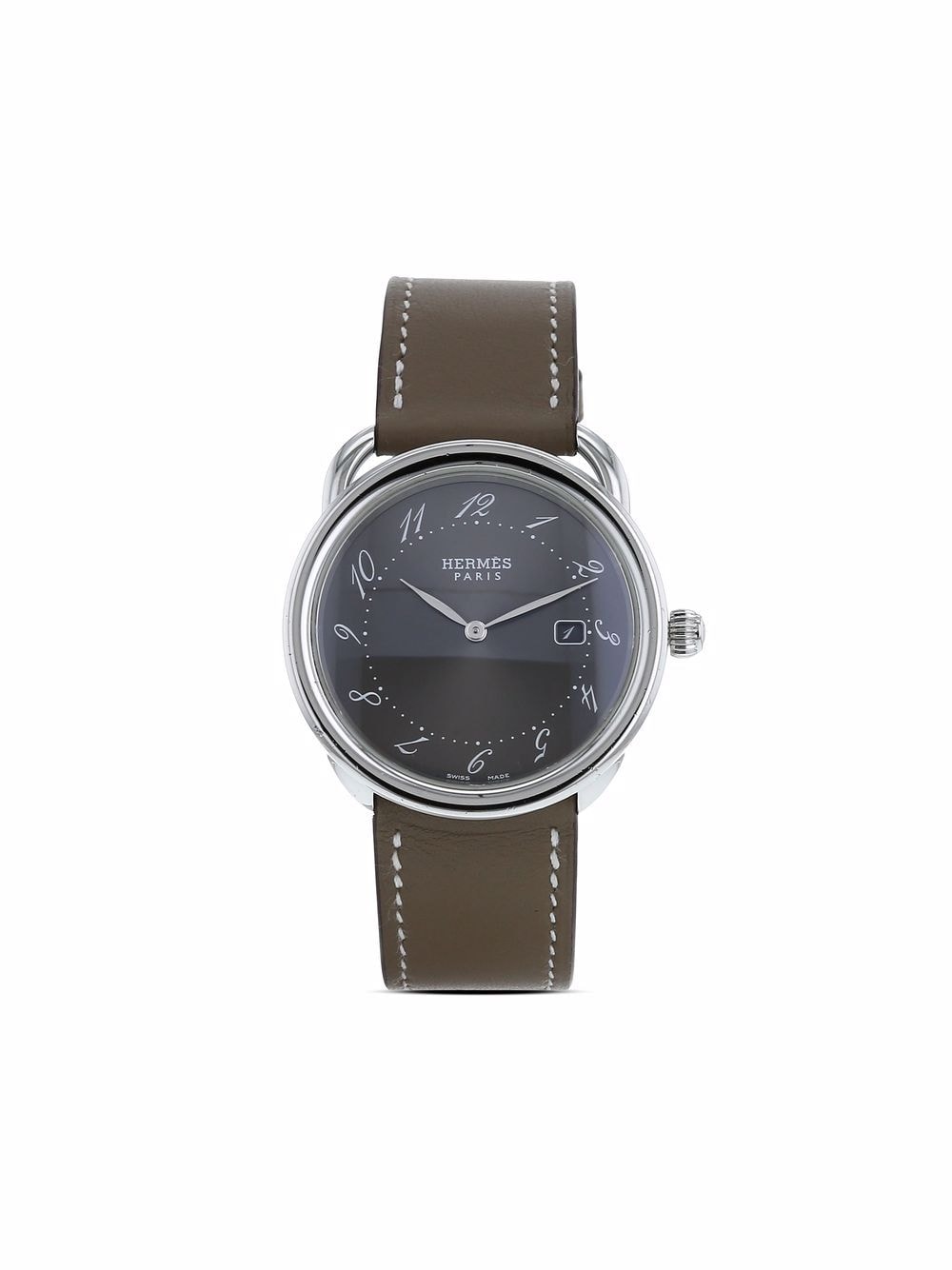 фото Hermès наручные часы arceau pre-owned 38 мм 2000-х годов