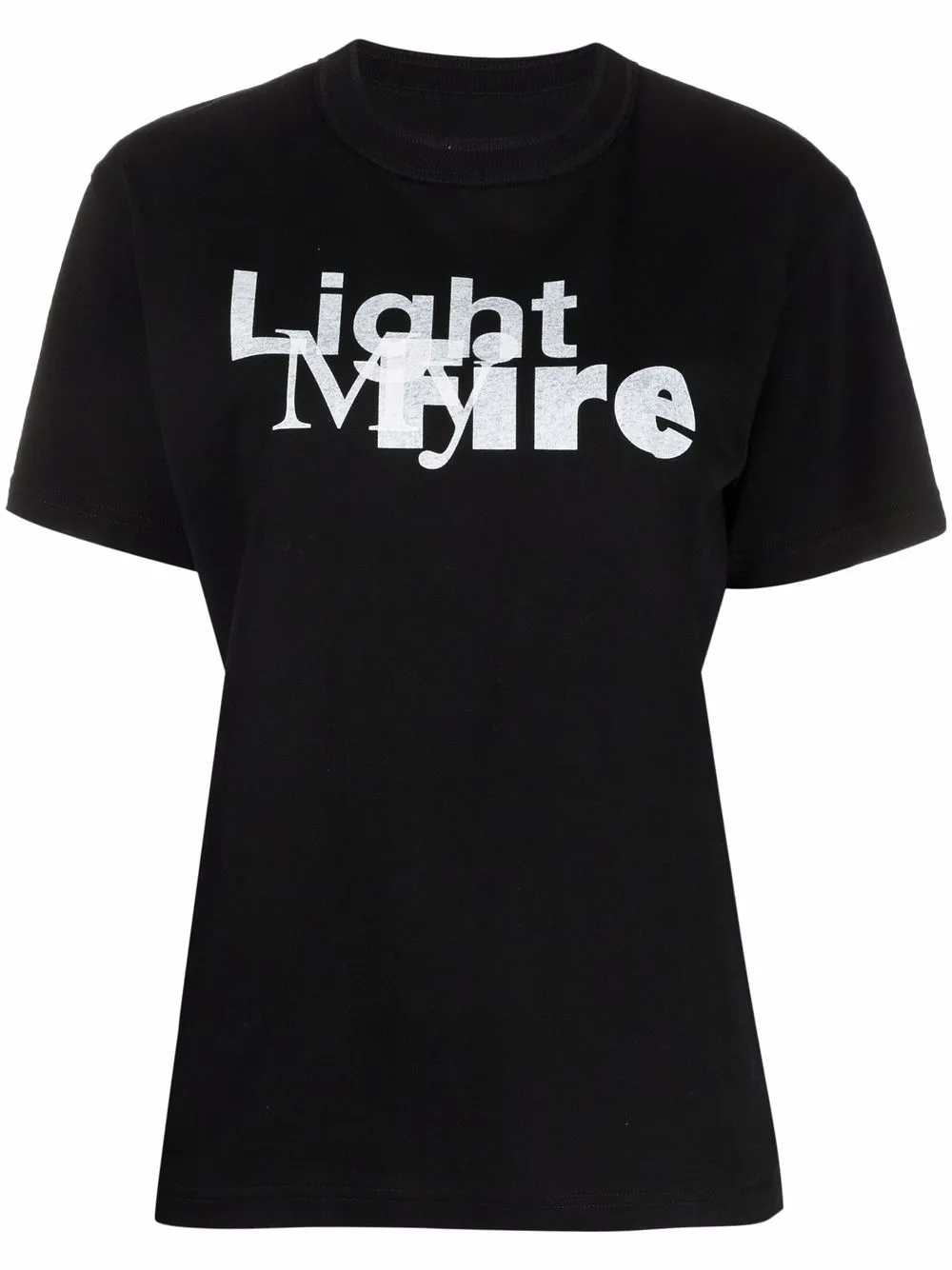 

sacai playera Light Myre - Negro