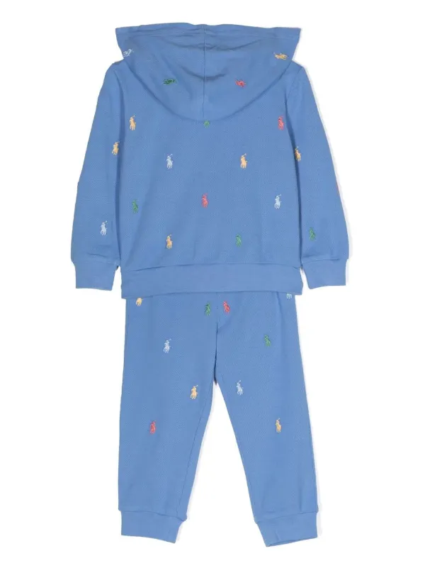 Baby blue polo outlet sweat suit