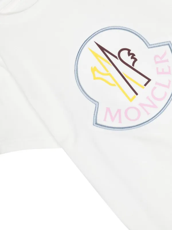 モンクレール　アンファン　キッズ　ロゴ　Tシャツ　MONCLER　レディース Moncler Enfant モンクレール・アンファン ショートスリーブ T