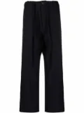 Uma Wang drop-crotch cropped trousers - Black