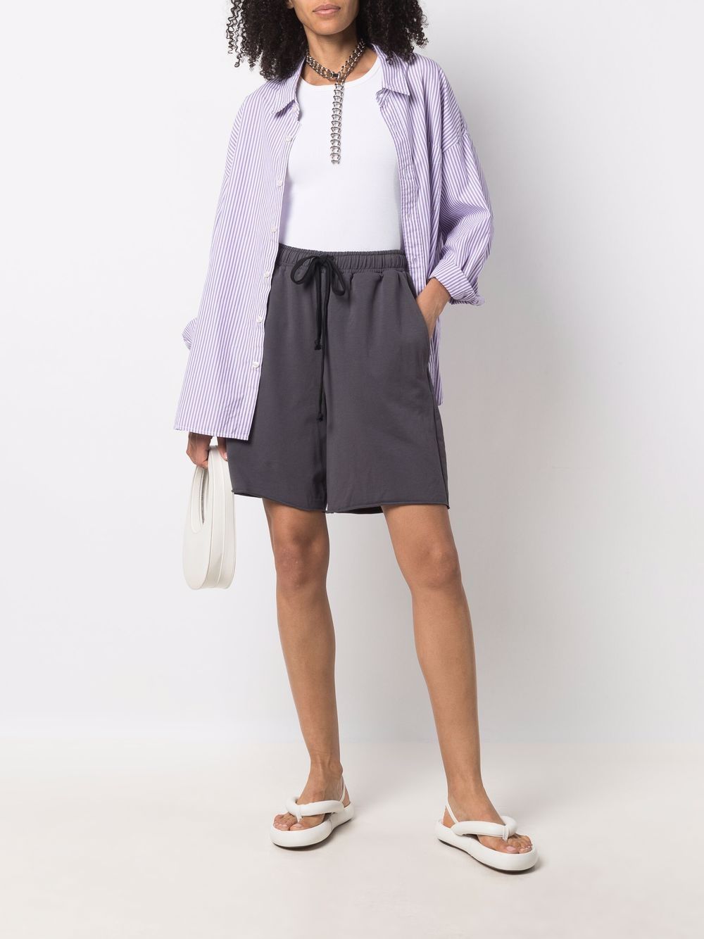 фото Alchemy drawstring-waist knee-length shorts