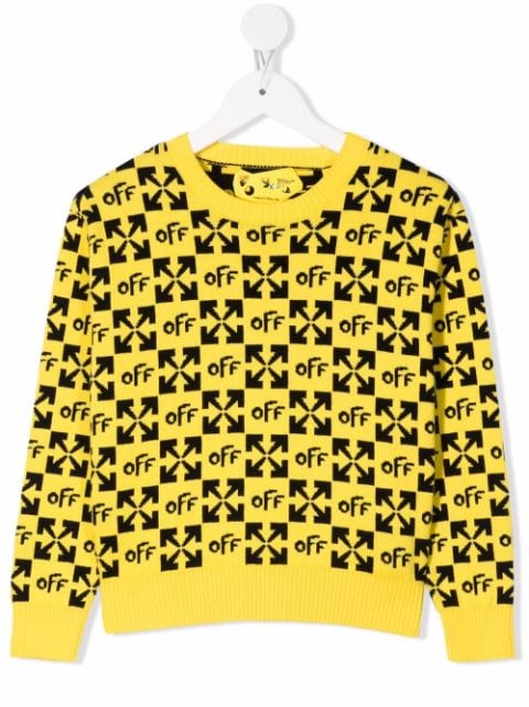 all-over logo-print sweatshirt