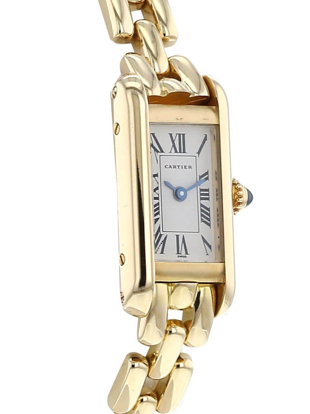 фото Cartier наручные часы tank mini pre-owned 28 мм 1991-го года