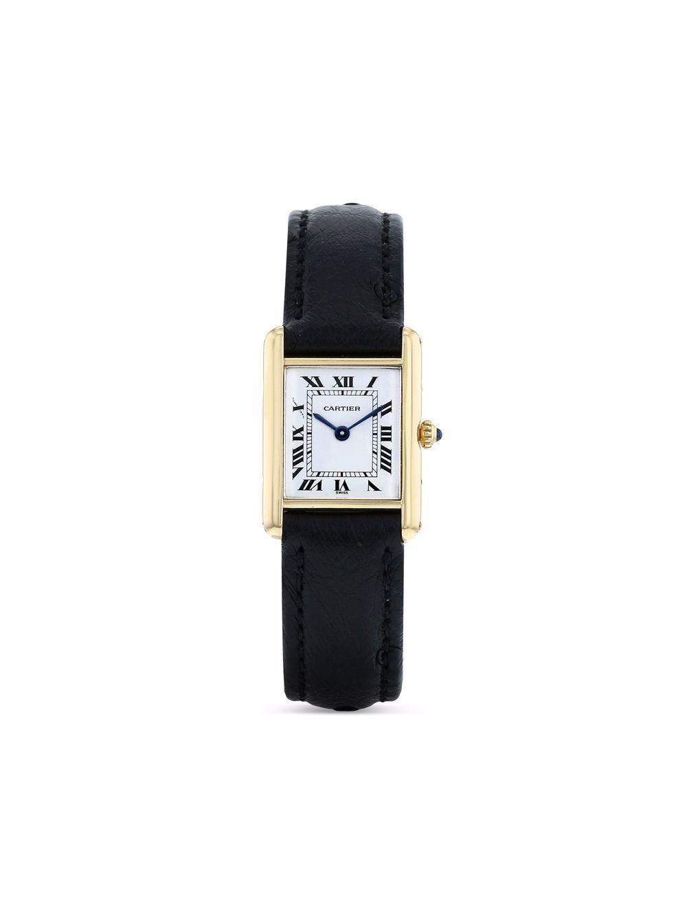 фото Cartier наручные часы tank pre-owned 21 мм 1990-х годов