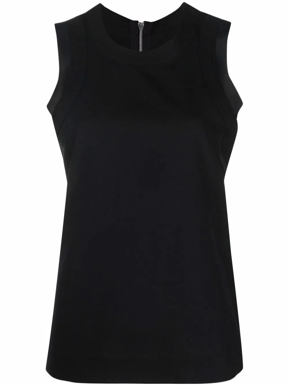 фото Sacai zipped-back round-neck tank top