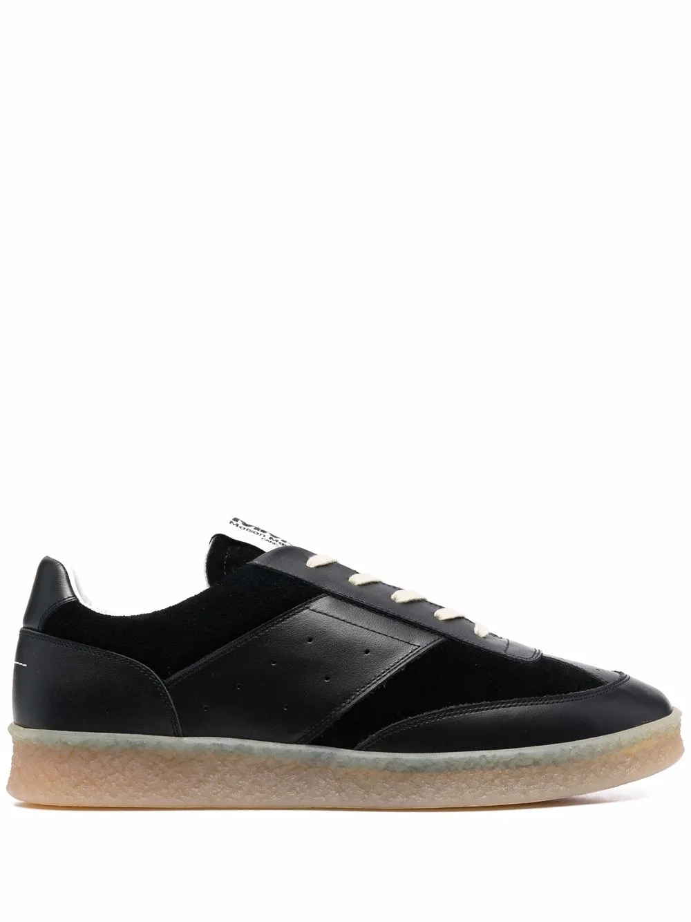 

MM6 Maison Margiela tenis bajos con agujetas - Negro