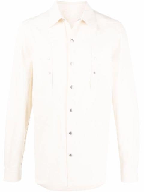 Rick Owens long-sleeve cotton shirt 