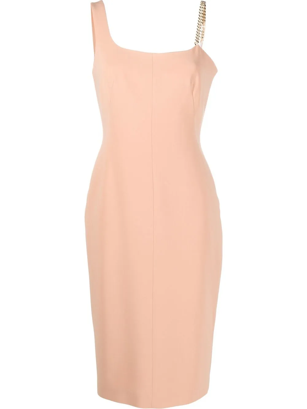 

'S Max Mara asymmetric chain-strap dress - Neutrals
