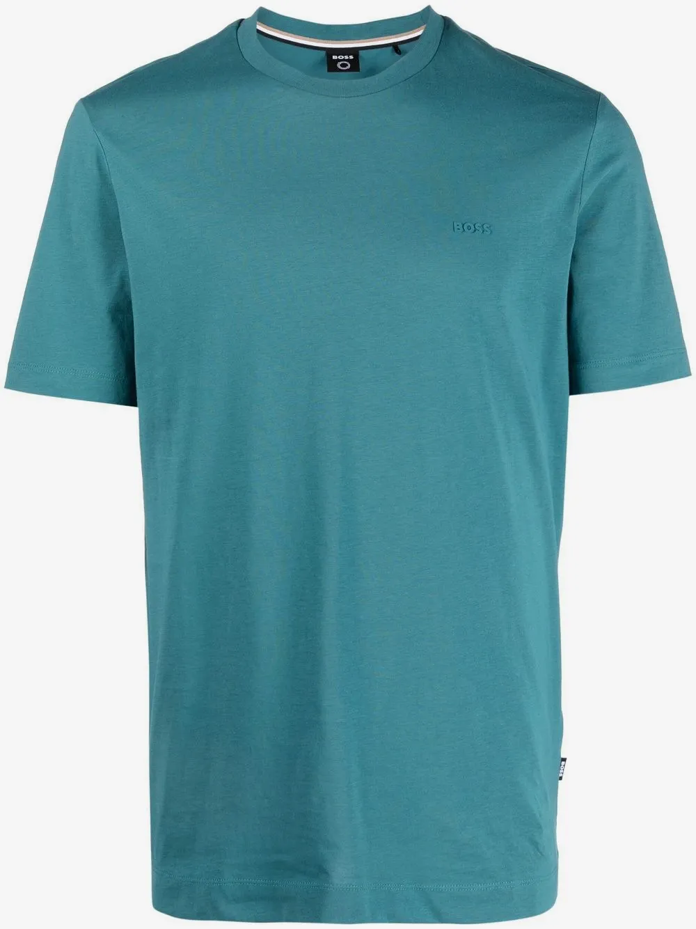 BOSS logo-embroidered T-shirt | Green | Image 1