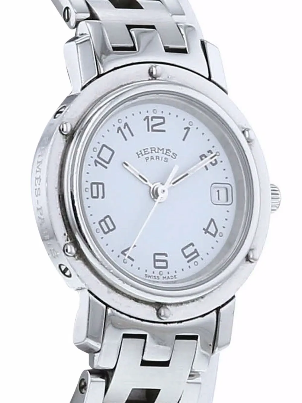 фото Hermès наручные часы clipper pre-owned 24 мм 1990-х годов