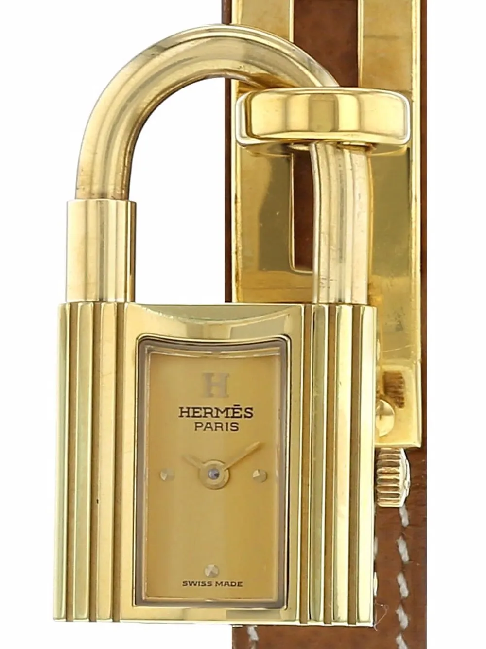 фото Hermès наручные часы kelly cadena pre-owned 20 мм 1995-го года