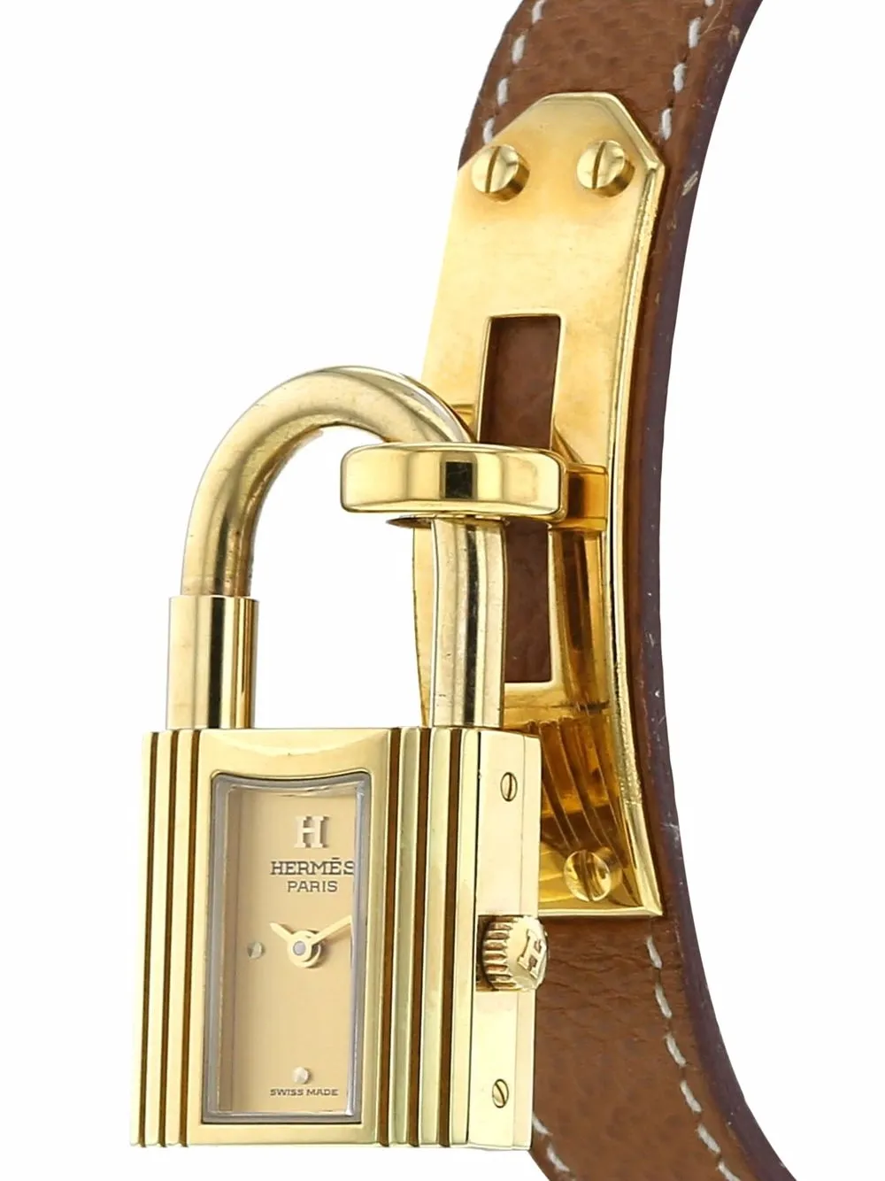 фото Hermès наручные часы kelly cadena pre-owned 20 мм 1995-го года