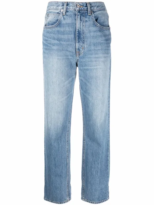 Shop Slvrlake Dakota high-waisted jeans 