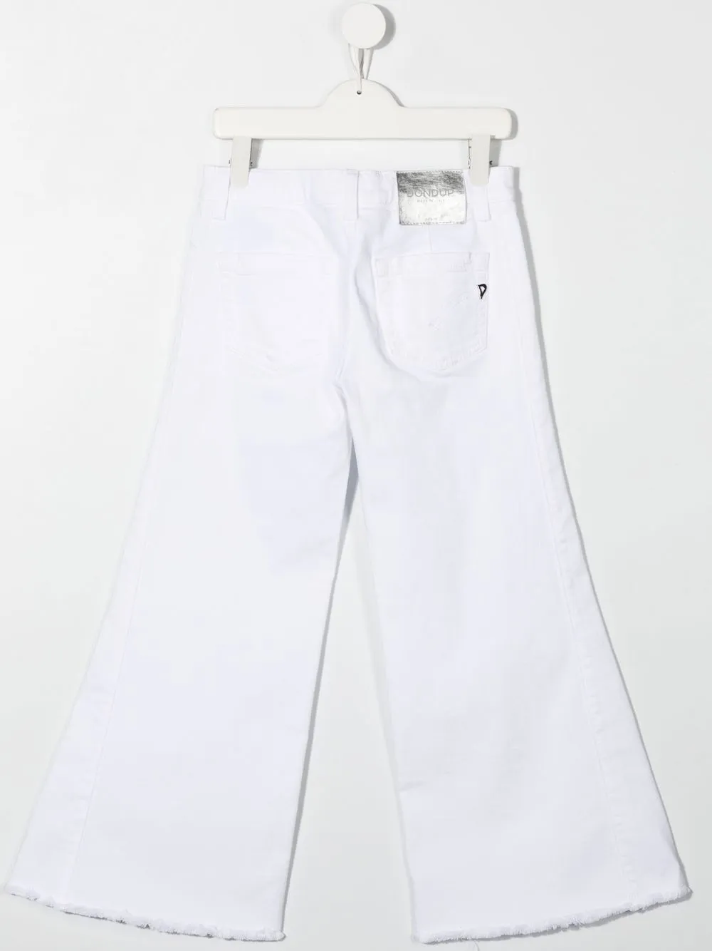 

DONDUP KIDS jeans anchos con tiro medio - Blanco