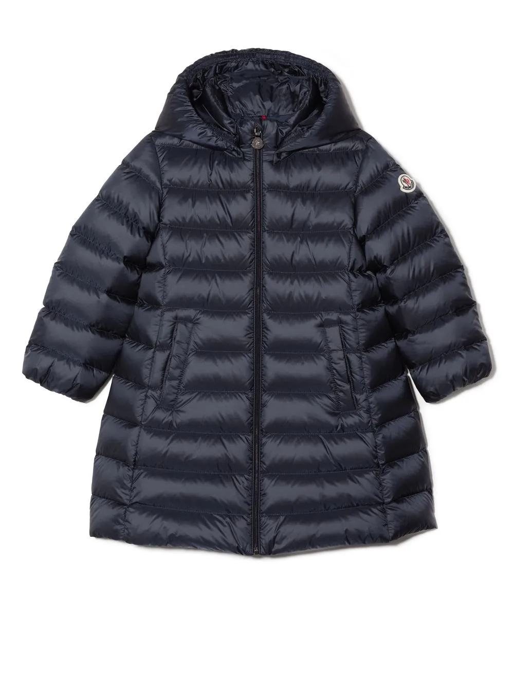 

Moncler Enfant chamarra capitonada con capucha - Azul