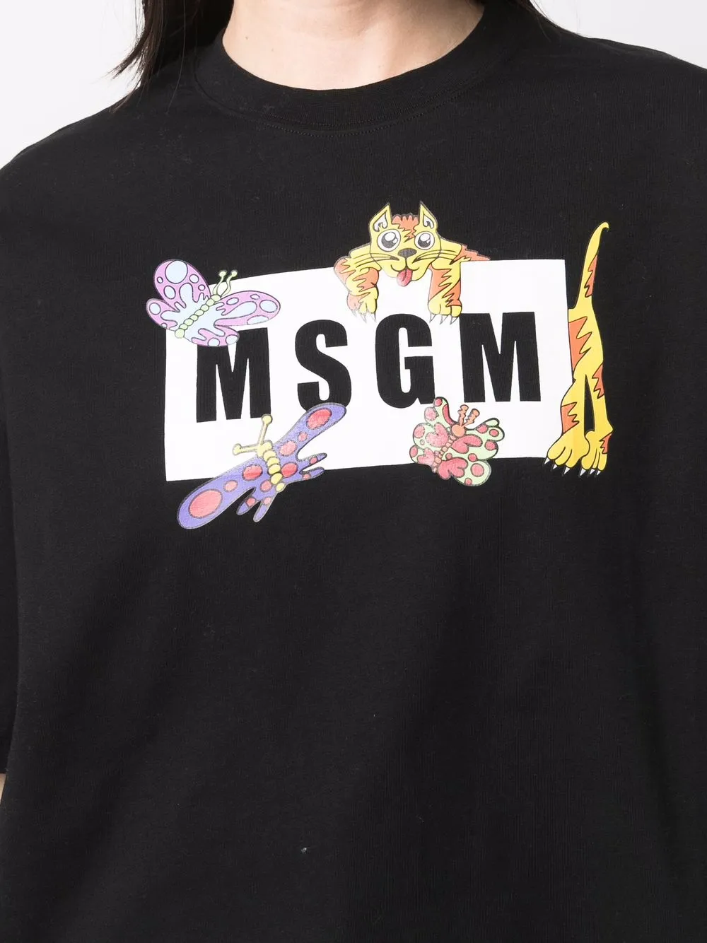 фото Msgm футболка с логотипом