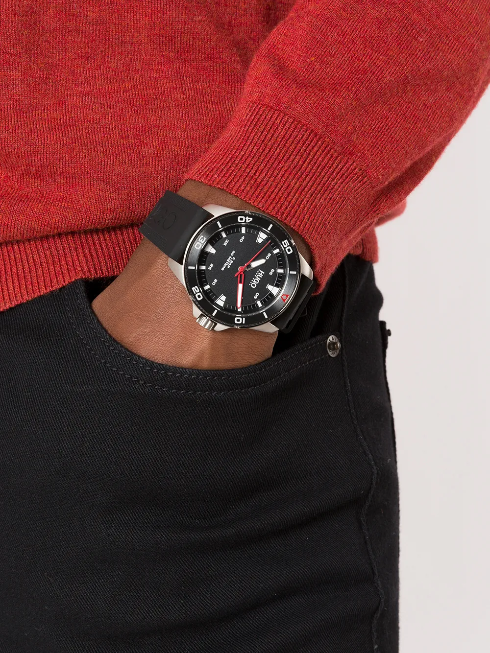 HUGO Relógio Street Diver 44mm Farfetch