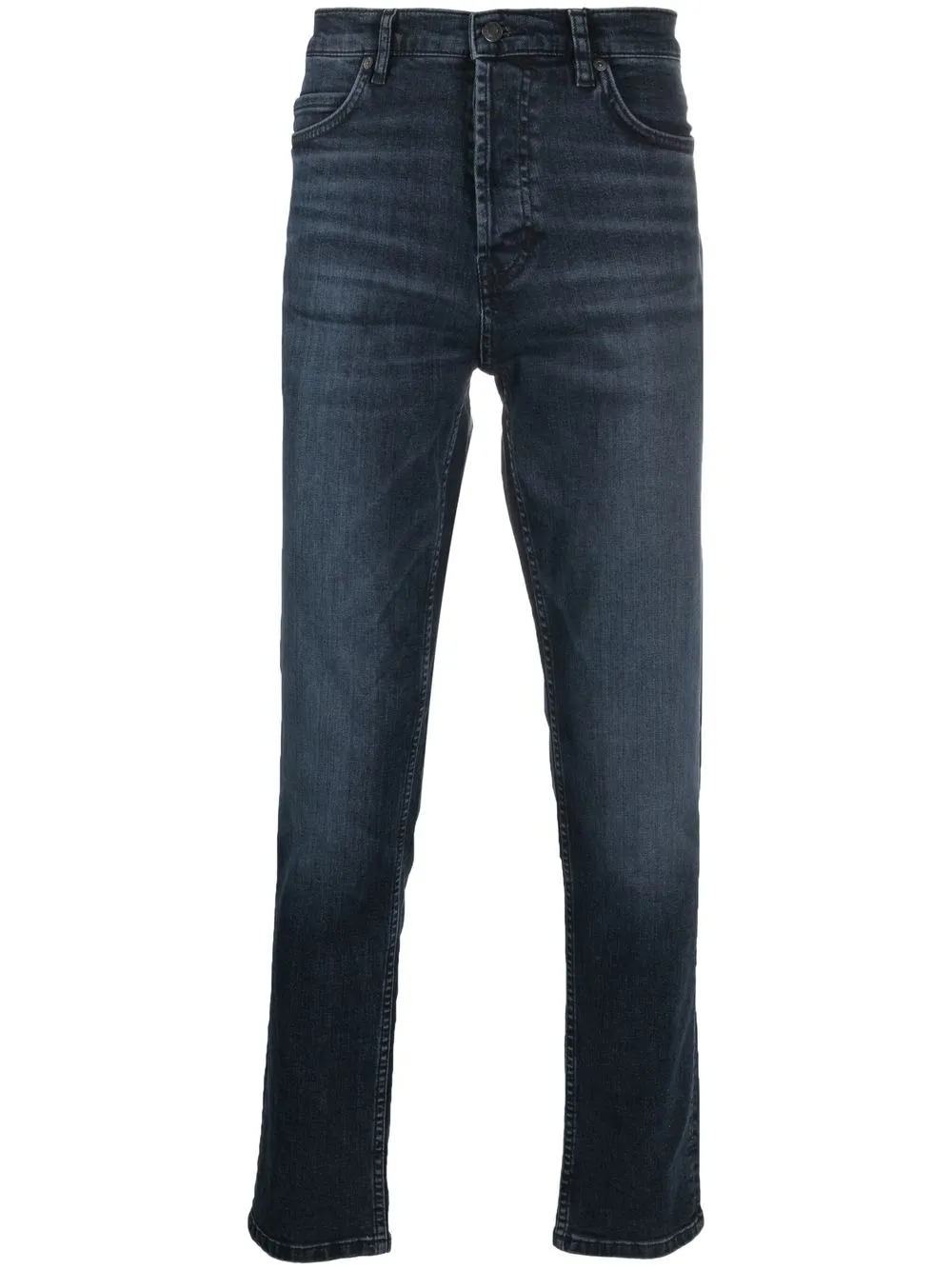 

BOSS jeans slim con parche del logo - Azul