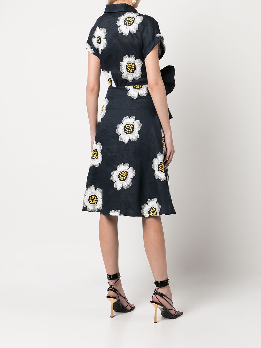 Zameeka silk floral clearance dress