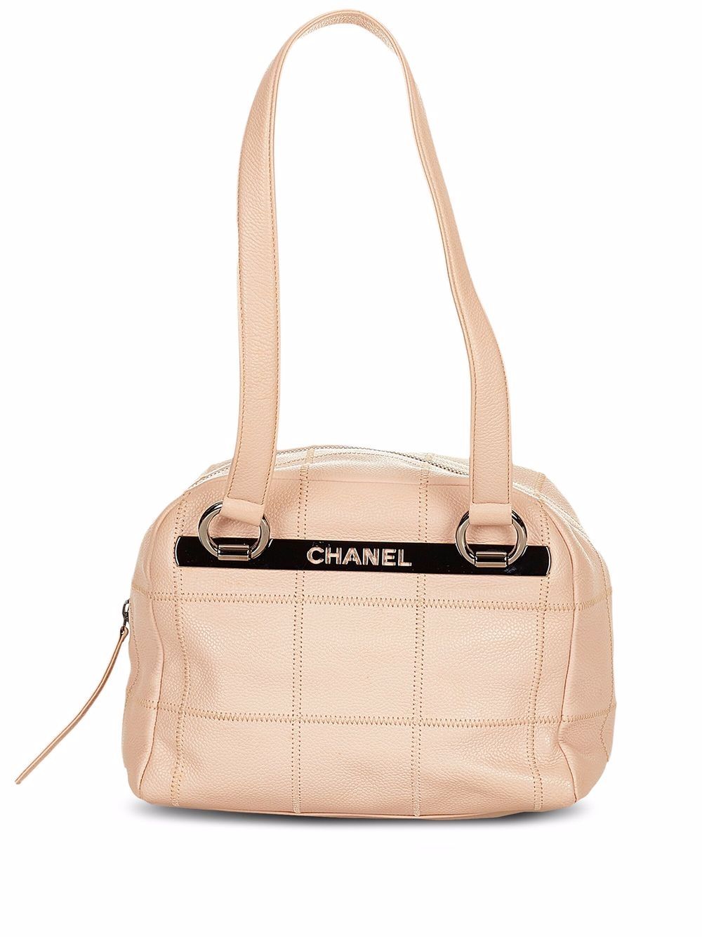 фото Chanel pre-owned сумка на плечо choco bar 2004-2005-го года