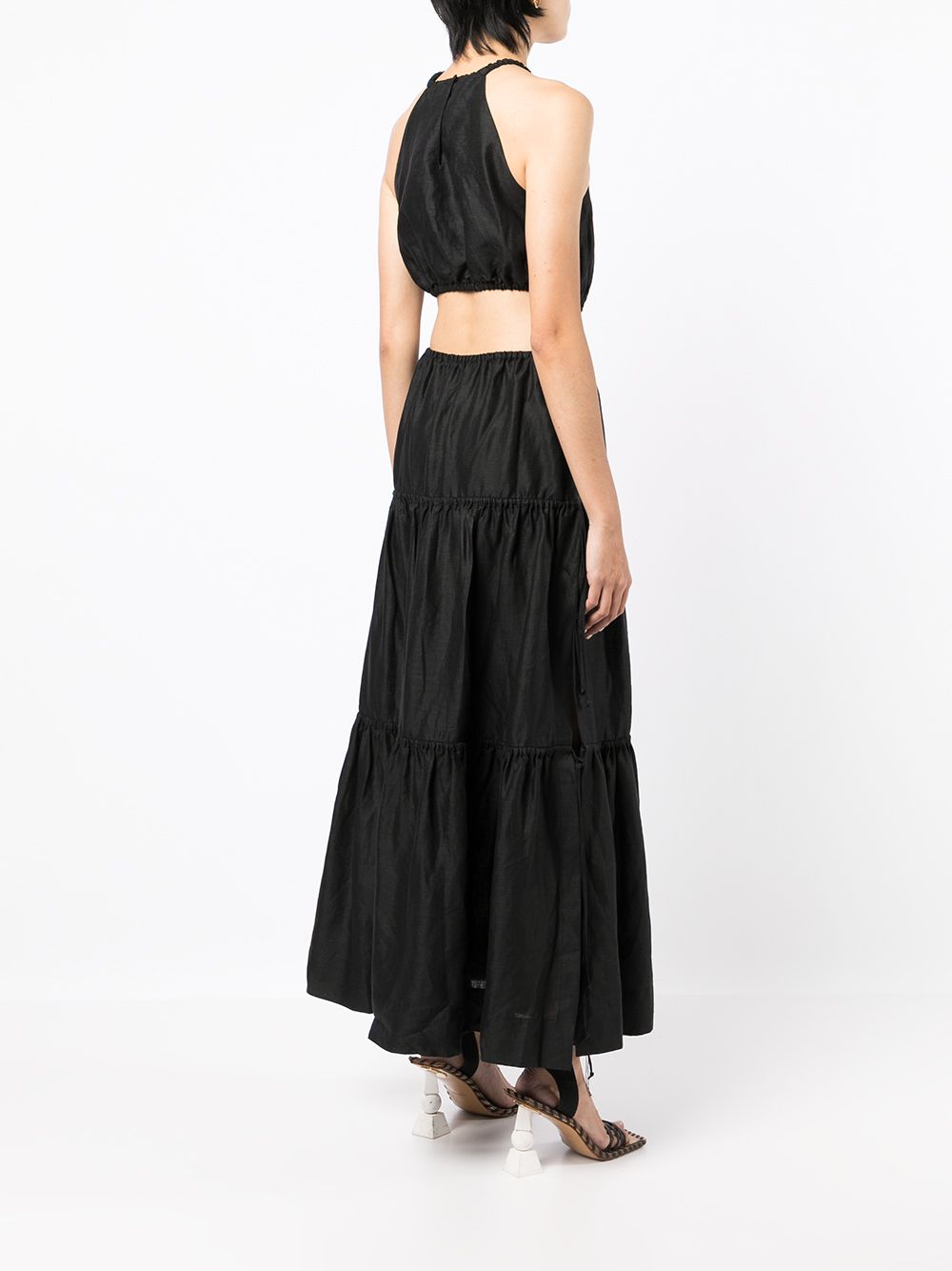 фото Bec + bridge halterneck tiered maxi dress