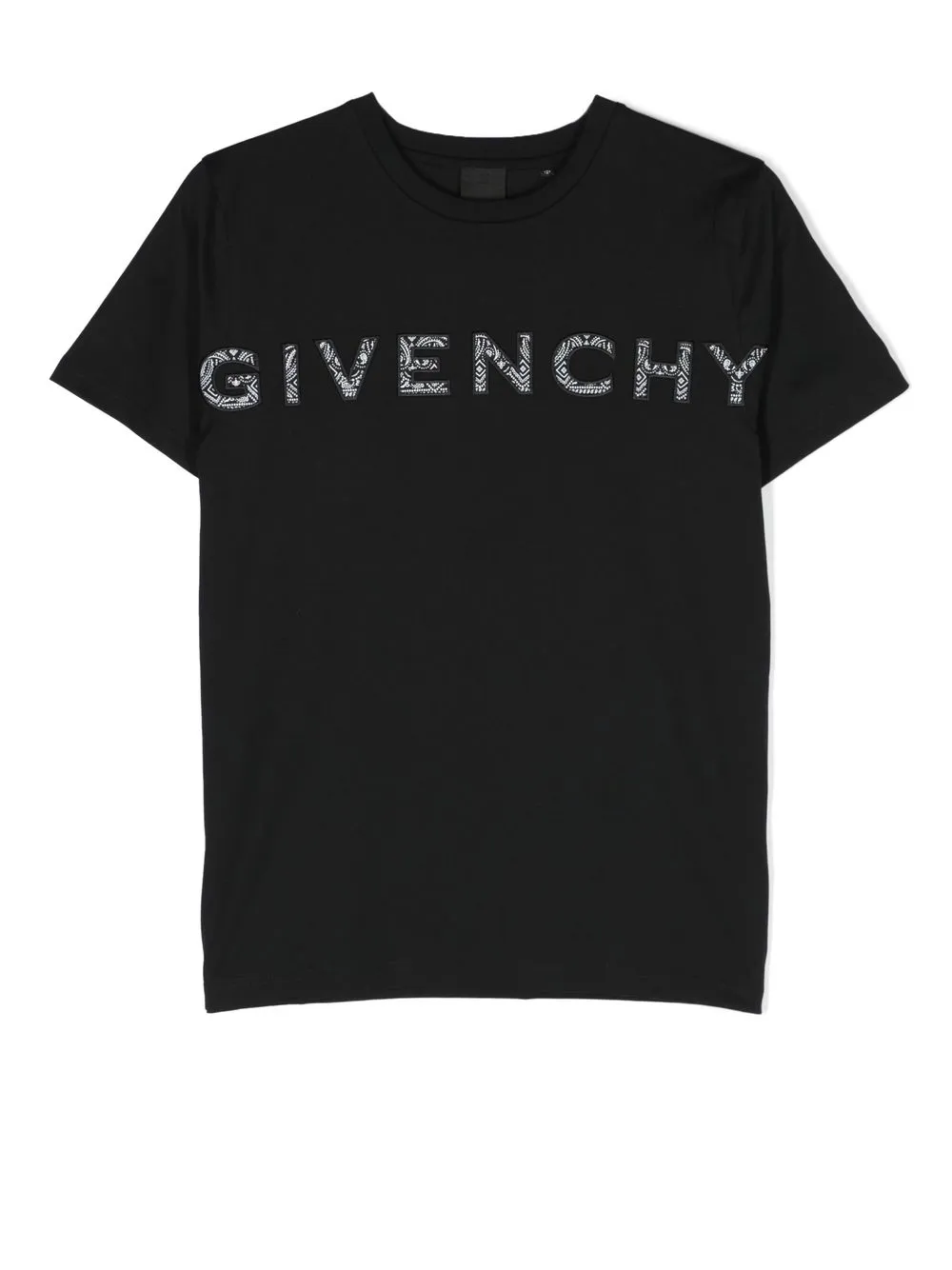 

Givenchy Kids 4G paisley logo print T-shirt - Black