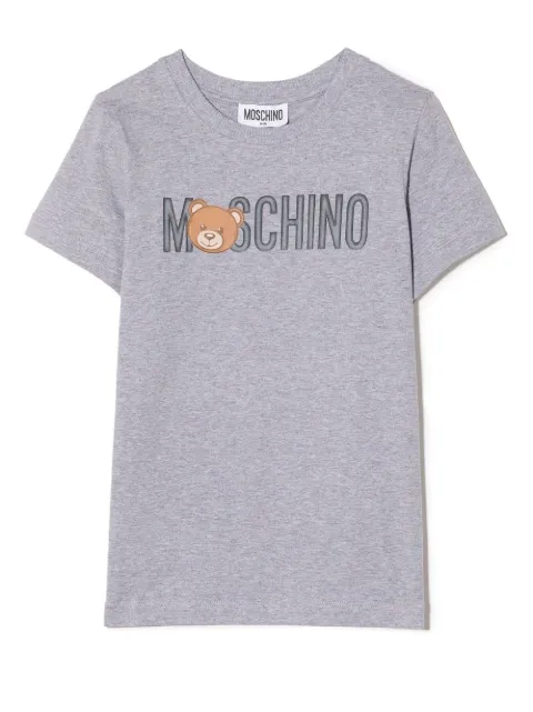 Moschino Kids playera con motivo Bear