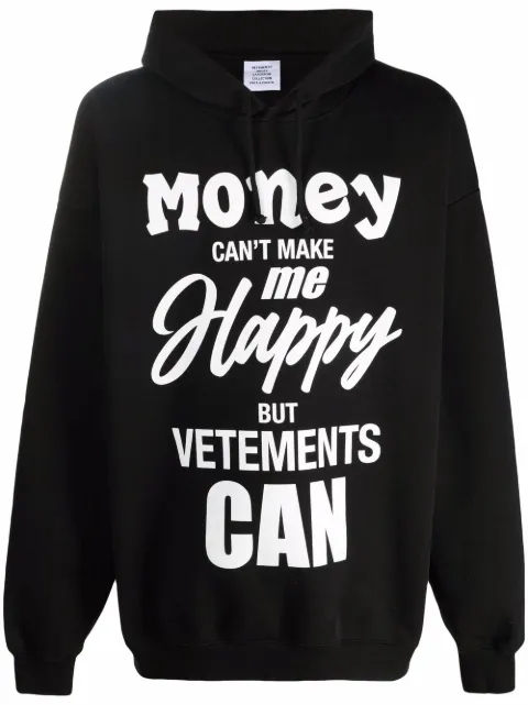 VETEMENTS hoodie con estampado gráfico 