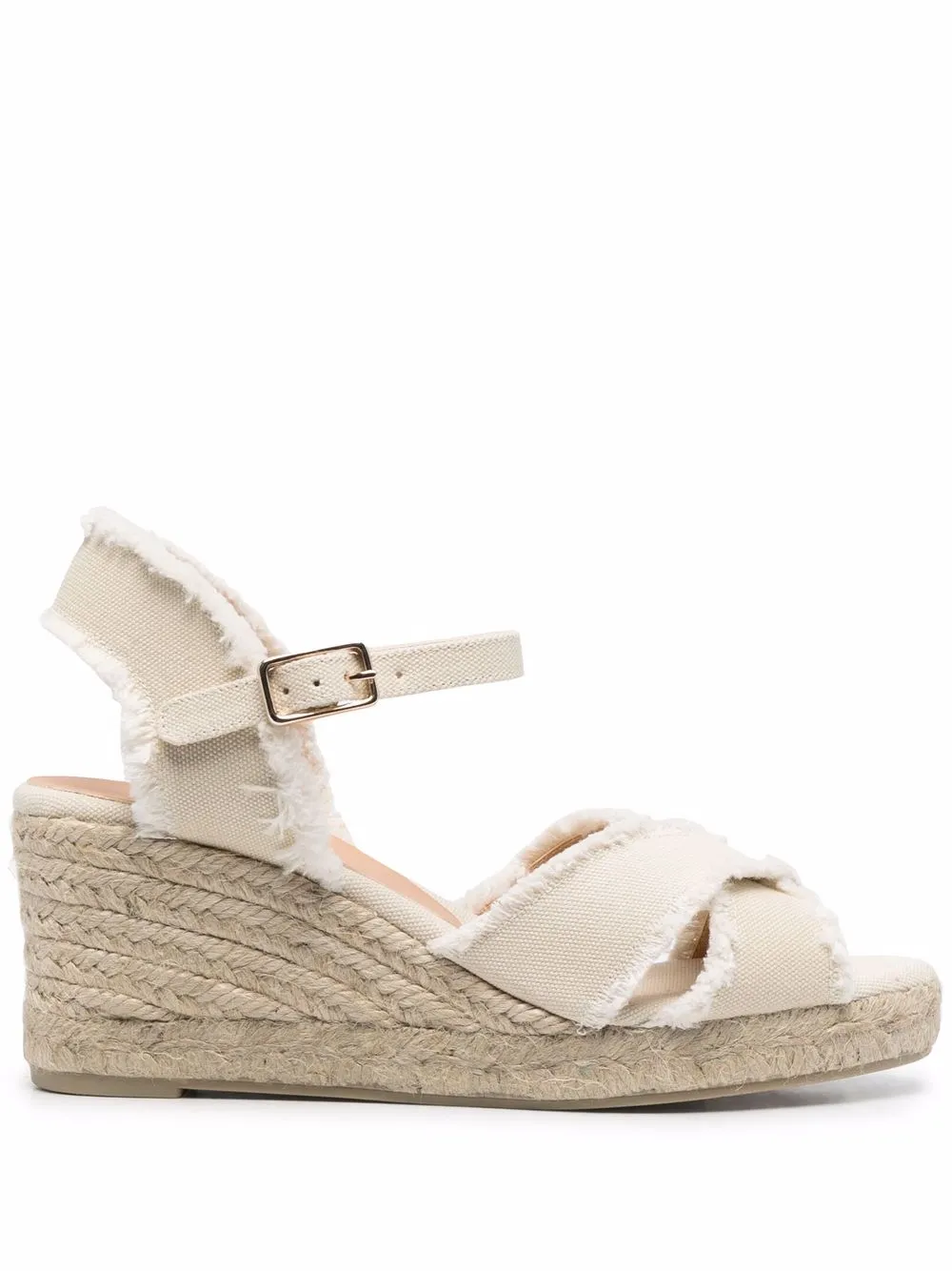 Castaã±er Bromelia Wedge Espadrilles In Neutrals | ModeSens