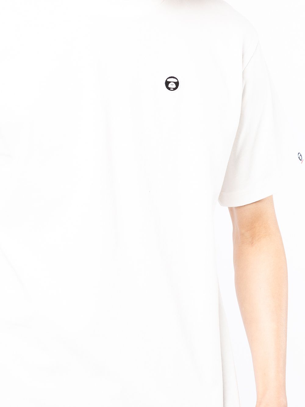 фото Aape by *a bathing ape® logo-print short-sleeved t-shirt