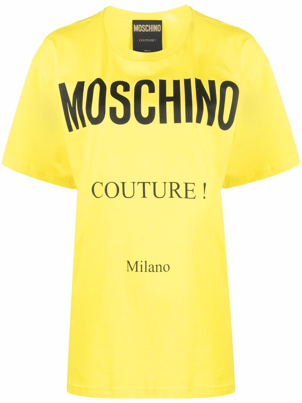 фото Moschino футболка couture из органического хлопка