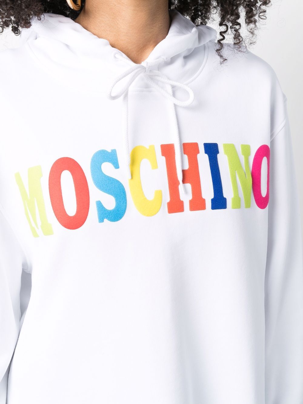 фото Moschino худи из органического хлопка с логотипом