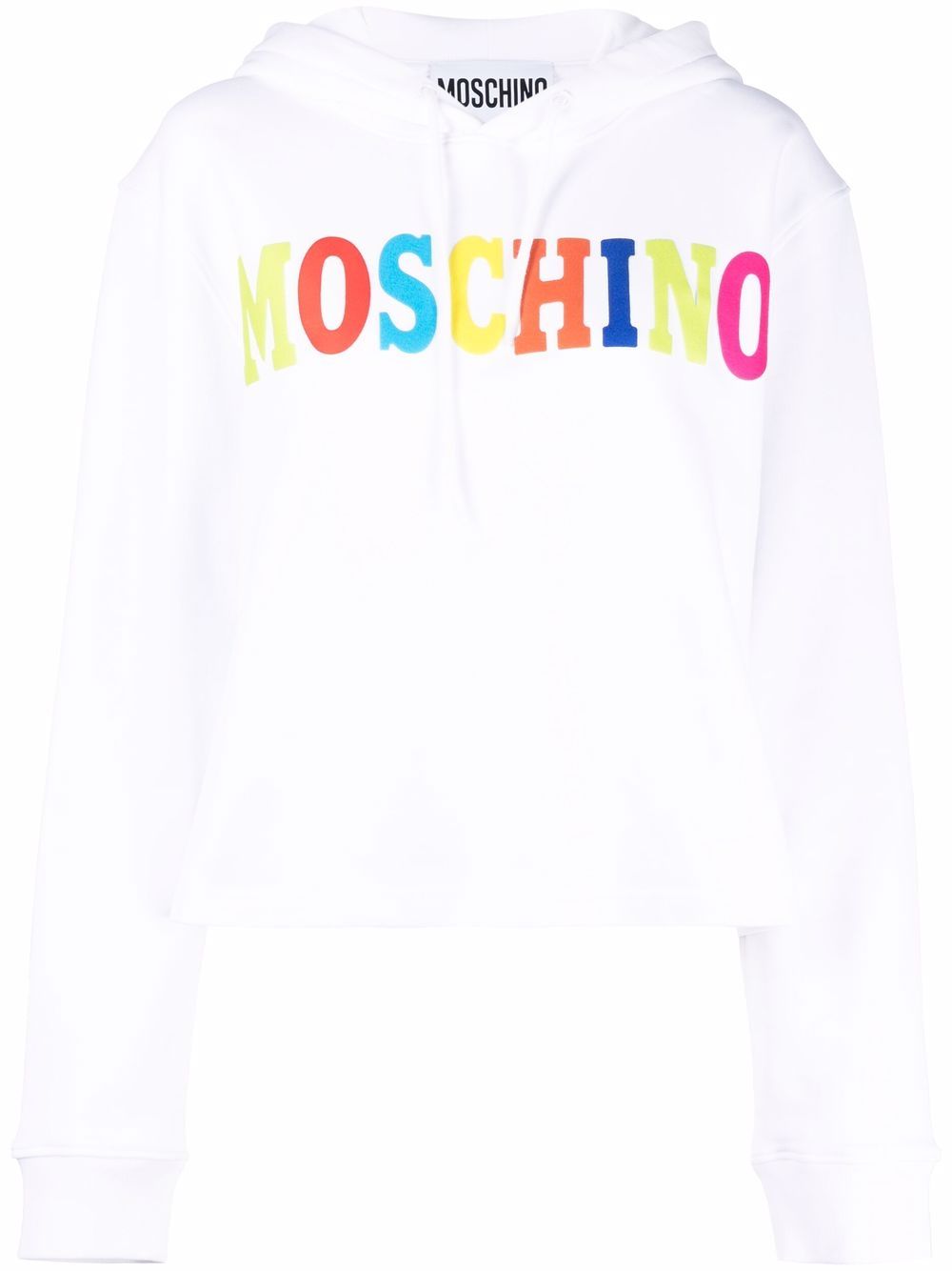 фото Moschino худи из органического хлопка с логотипом