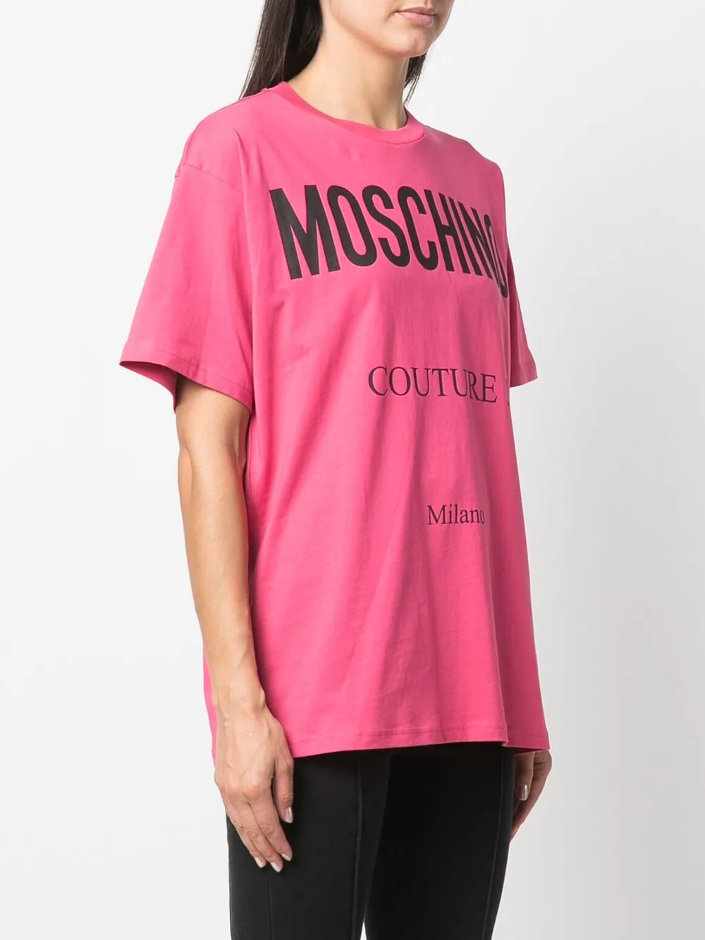 фото Moschino футболка couture из органического хлопка