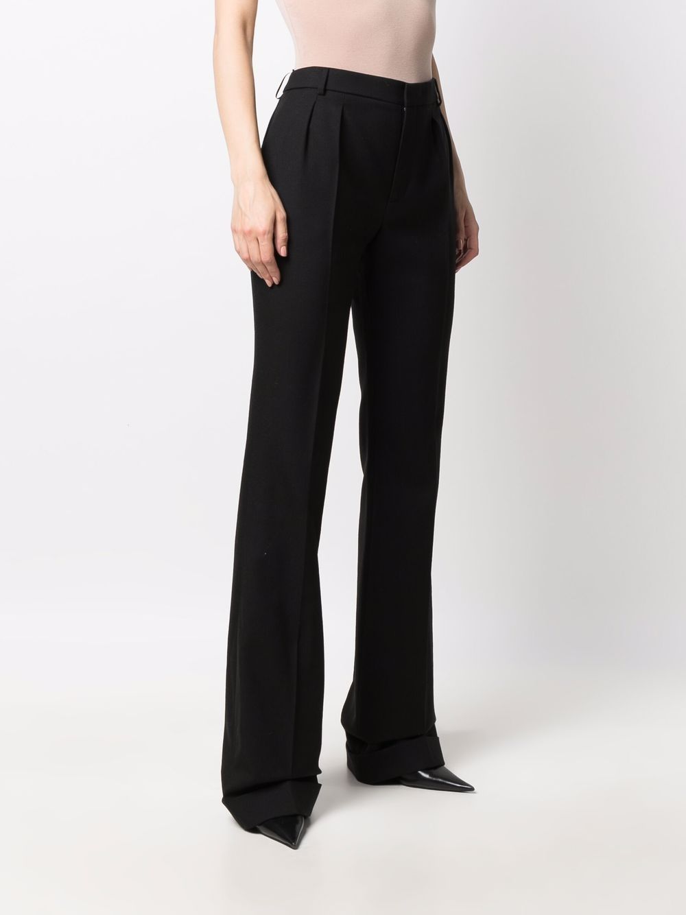 Saint Laurent Tailored Straight Trousers - Farfetch