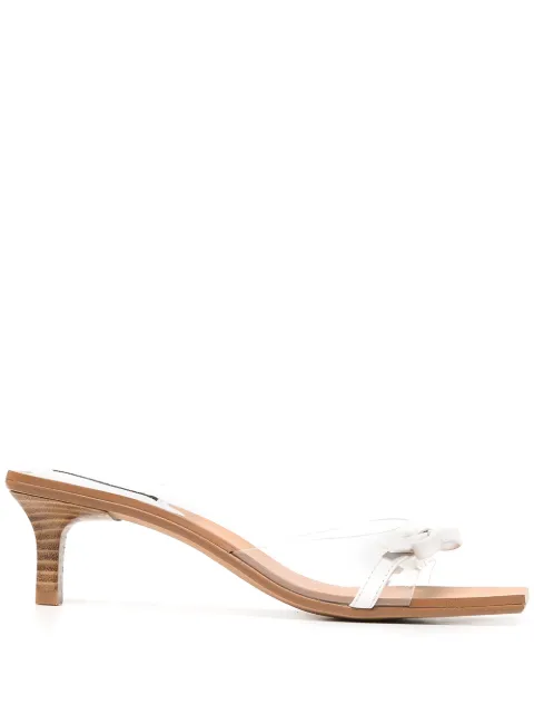 Senso Nori 50mm bow-strap sandals 
