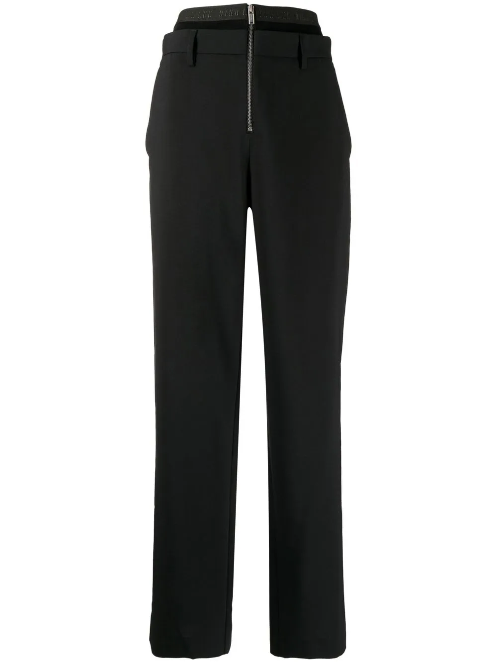 

Dion Lee pantalones Rib Suspend - Negro