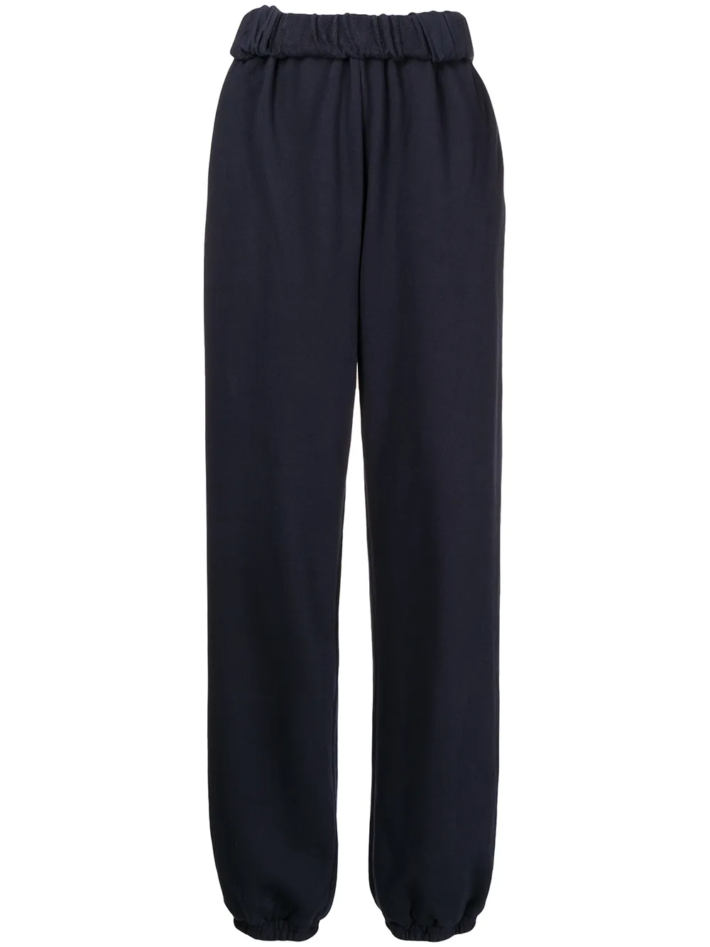 

Dion Lee elasticated cotton track pants - Blue