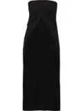 Dion Lee high-low corset top - Black