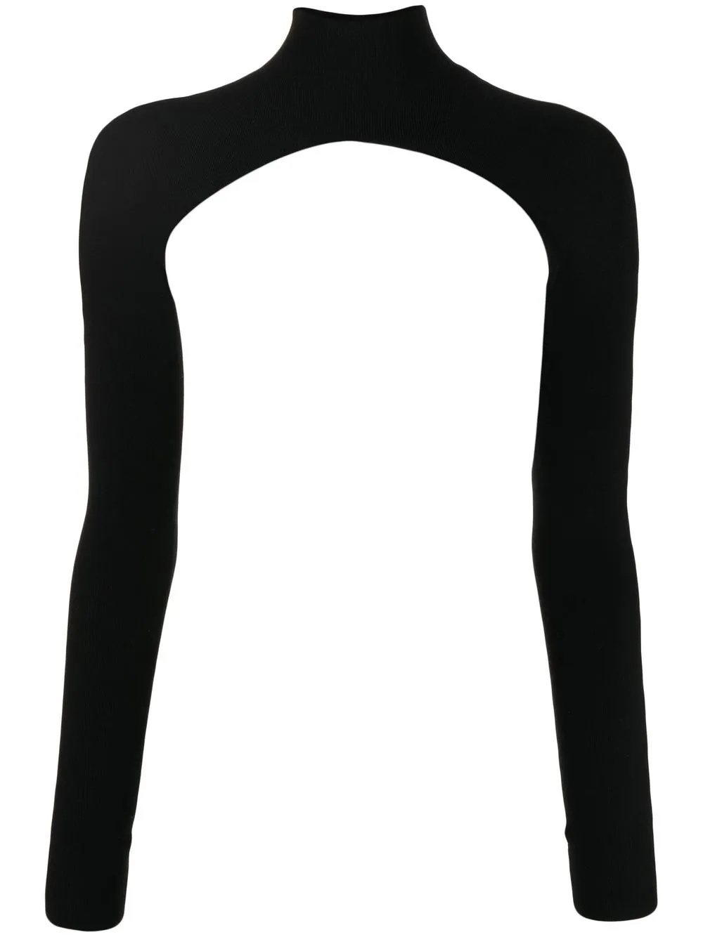 

Dion Lee top con aberturas - Negro