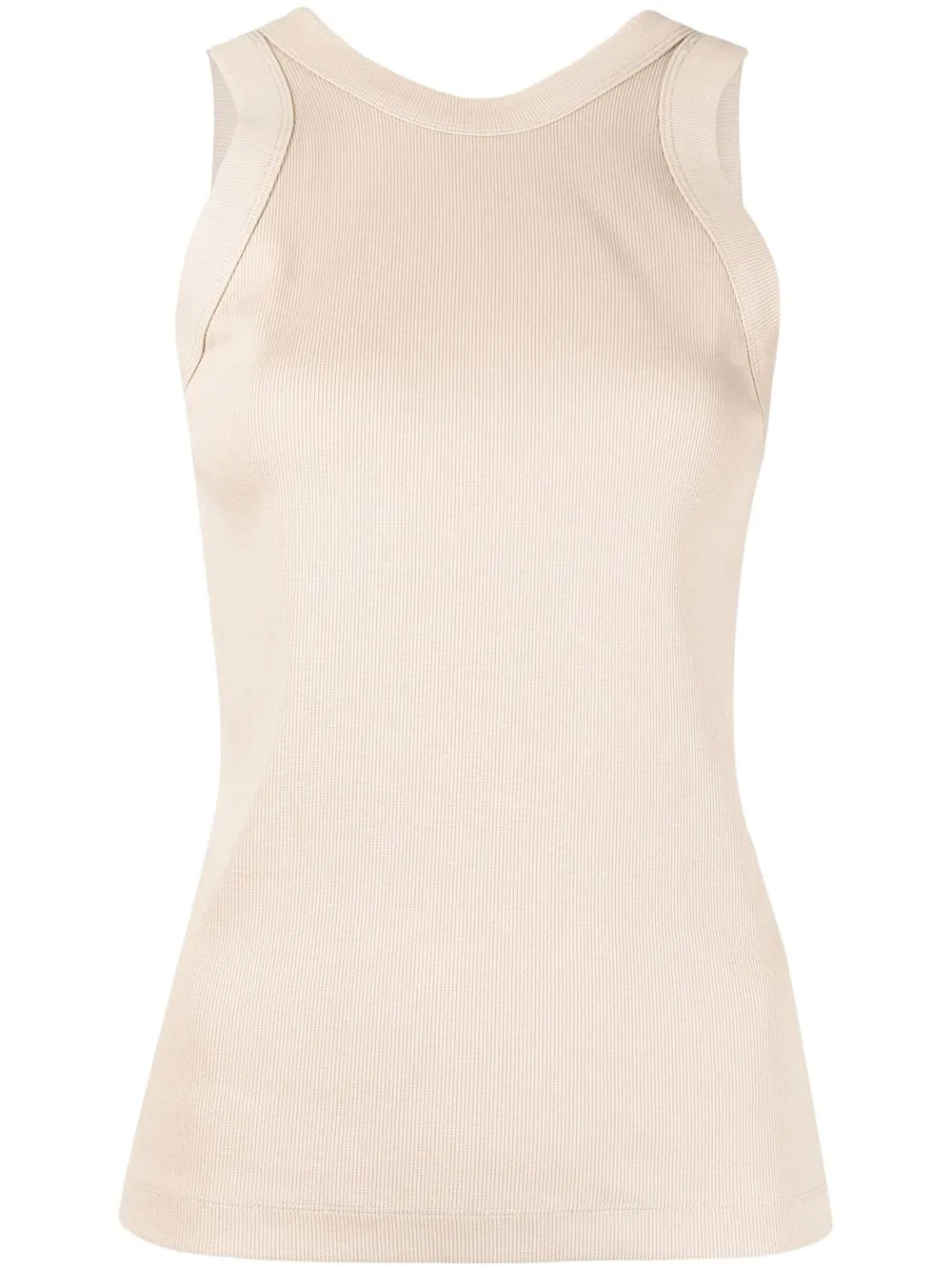 

Dion Lee camiseta Harness-Back - Marrón