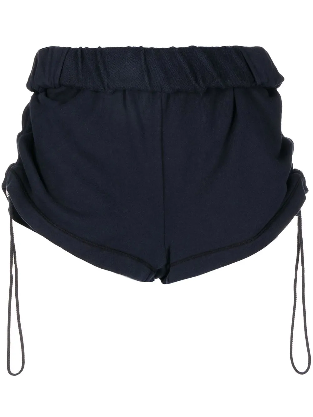 

Dion Lee rolled-waist track shorts - Blue