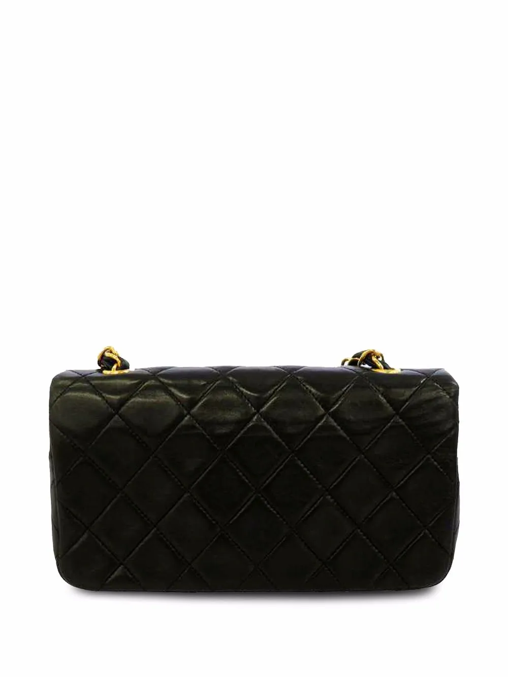 фото Chanel pre-owned стеганая сумка на плечо с логотипом cc