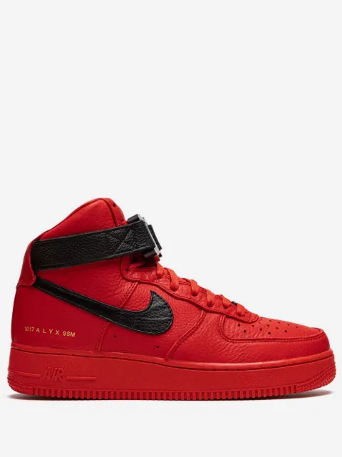 Nike tenis Air Force 1 High 1017 ALYX 9SM Red Black de Nike x Alyx